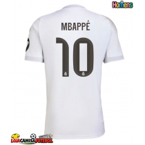 Camisa de Futebol Real Madrid Kylian Mbappe #10 Equipamento Principal 2025-26 Manga Curta